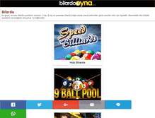 Tablet Screenshot of bilardooyna.com